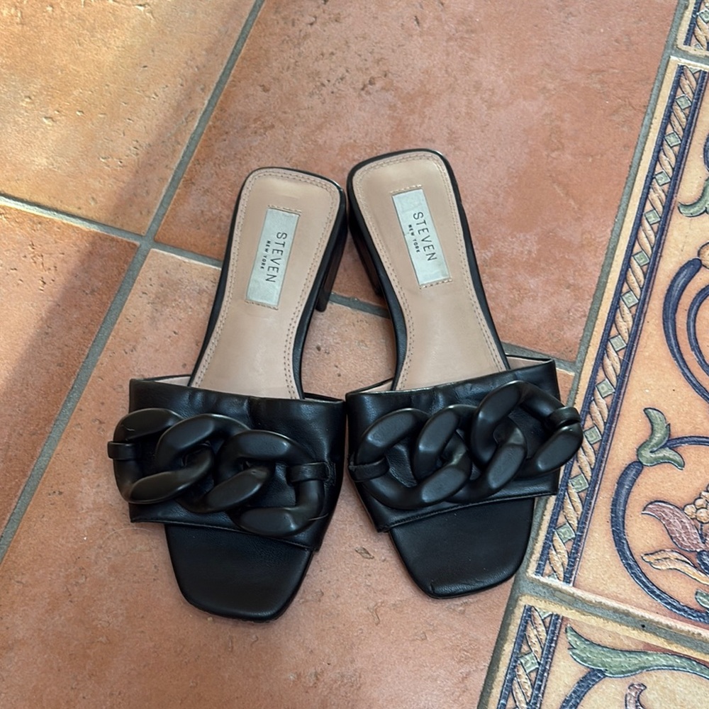 Steven Black Women's Slide Sandals